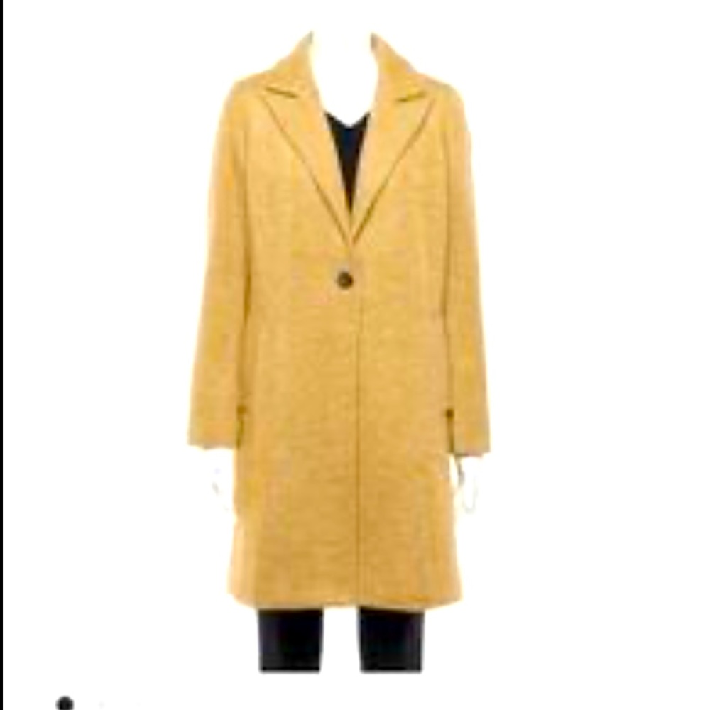 Women’s Apt. 9 long herringbone topper coat